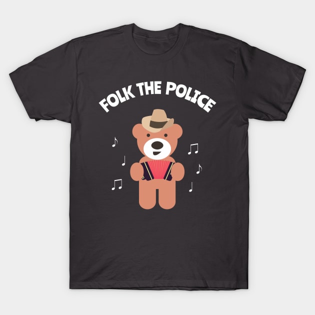 Anti-Police Teddy Bear T-Shirt by sqwear